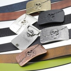 Belt buckle skull for removable belt belt fasteners skull buckle GS23