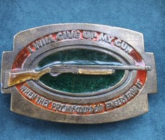 Vintage Hunting Belt Buckle Lot Texas Sportsman First Edition & Limited Edition