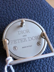 NIB RARE Peter Doig for DIOR ruthenium 35mm belt buckle lion head collectible