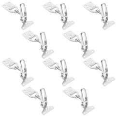 10Pcs Steel Beehive Connector Latch for Home Use Silver Toggle Clamp