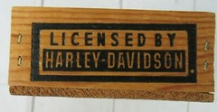 Harley-Davidson Motorcycles 1994 Commemorative Eagle Buckle Set Wood Box New