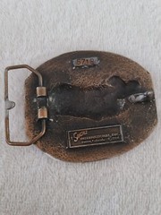 Elk Belt Buckle Sanchez International Inc. Denver, CO 1984 #5718