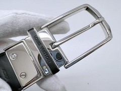 Louis Vuitton Pre-Owned Damier Graphite Slender Belt 85