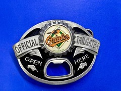 Official Tailgater Baltimore Orioles MLB Siskiyou Belt Buckle & Bottle Opener