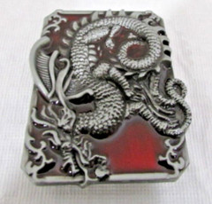 Red Dragon Punk Belt Buckle