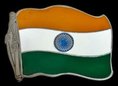 INDIA HINDI NATIONAL FLAG BHARAT NEW DELHI BELT BUCKLES
