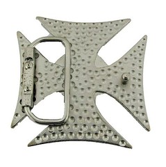 Mens Womens Skull Belt Buckle Skeleton Chopper Tribal Gothic Tattoo Metal Silver