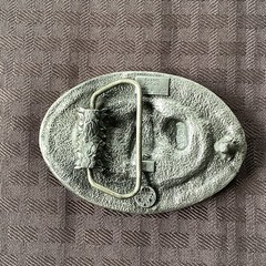 Assorted Vintage Collection Lot Of 4 Belt Buckles Brass,Pewter Very Nice