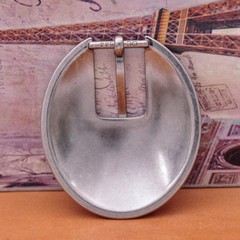 BIG Silver Flower Engraved Vintage Western Cowboy Belt Buckle Set Fit 20mm Strap