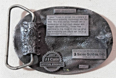 Case IH 9100 Series 4WD Tractor 1987 Limited Edition Pewter Belt Buckle