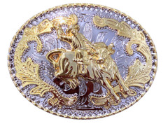 RODEO BULL RIDER BELT BUCKLE WESTERN ANIMAL FASHION HORSE FAITH CROSS RELIGIOUS