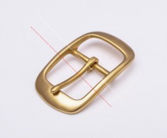 39mm HEAVY DUTY SOLID BRASS OVAL CENTER BAR BELT BUCKLE LEATHERCRAFT ACCESSORIES