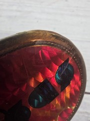 1977 Kansas Rock Pacifica Oval Belt Buckle Vintage Sailing Ship Sunset Design