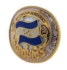 Honduras Flag Belt Buckle Hondurans Country National Father Mother Day Gift OVAL