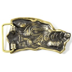 Belt buckle Grey Wolf, Handmade wolf head solid belt buckle