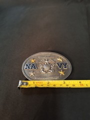 United States Navy Belt Buckle US Navy 2008 Metal Military NICE