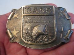 VINTAGE BASS ANGLER&rsquo;S SPORTSMAN SOCIETY BELT BUCKLE – GW-14