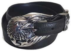 AB STEEL BY AL BERES 1&Prime; FREEDOM EAGLE 3 PIECE BUCKLE SET ONLY #ST103 « NO BELT! »