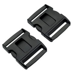 LytHarvest 2.25&Prime; Tri-Release Buckle Set, No Sewing For duty belt, Black