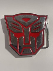 2010 TRANSFORMERS METAL COLLECTIBLE BELT BUCKLE HASBRO