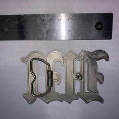 HUx Soldier Band Music Belt Buckle EUC