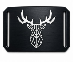 CRIOS Branding Belt Unisex Aluminium Buckle Jägermeister Aluminium SPECIAL PRICE SALE