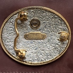 Caterpillar CAT Equipment Gold Silver Plate Belt Buckle NASCAR 96 David Green