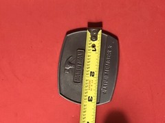 HANDYMAN CLUB OF AMERICA Lifetime Member 1995 Vtg Belt Buckle 3.25”x 2.5” Pewter