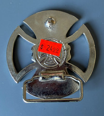 Vintage Skateboard independent Truck iron cross Skate Belt Buckle bottle opener