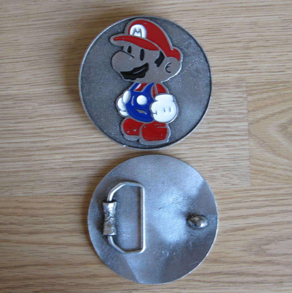 Mario Bros Nintendo Cartoon Belt Buckle