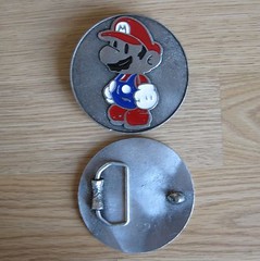 Mario Bros Nintendo Cartoon Belt Buckle
