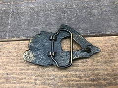 Vintage 1970s Construction Loader- Backhoe Belt Buckle 3 1/2&Prime; Wide 5A
