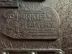 Buckle Bakery Fire Fighter Enamel Belt Color Buckle 1670 Made in USA