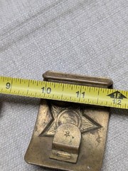 vintage SOVIET UNION belt buckle USSR military army BRASS antique russian