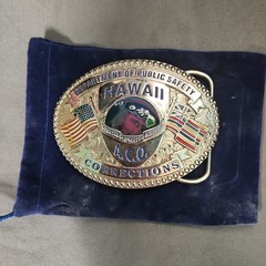 Bostock Buckle Co. A.C.O. Hawaii Corrections Limited Ed. Belt Buckle 2&Prime; 041/N