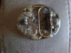 NRA Golden Eagle Belt Buckle, Original Box