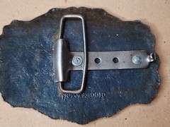 Pony Express Belt Buckle 1902 Since 1853 Bronze 3/4&Prime; x 2 3/4”