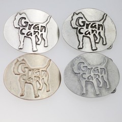 French Bulldog Belt Buckle Oval – Strong Character Design