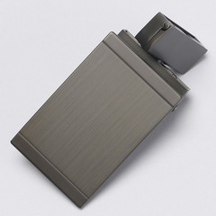 Men Alloy Metal Belt Buckle Rectangular Pin Buckle Belt Head Replacements