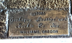 Wagons West American Commemorative Buckle – Siskiyou 1981 Limited Edition Brass