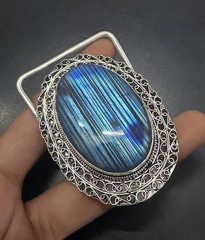 Labradorite Gemstone 925 Sterling Silver Handmade Belt Buckles Vintage Gift For