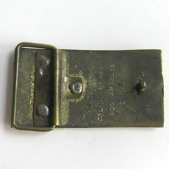 e276 Vintage Solid Brass Budweiser Belt Buckle