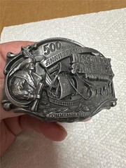 500 Year Anniversary Discovery America 1492-1992 Limited Edition Belt Buckle