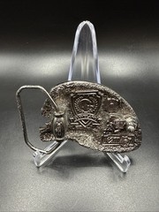 1990s Vintage Great American Buckle NFL Cleveland Browns Belt Buckle