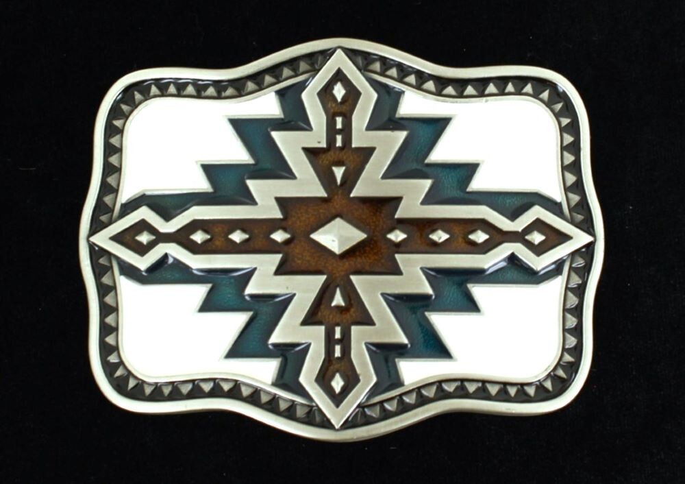 NOCONA DECORATIVE SOUTHWESTERN BELT BUCKLE