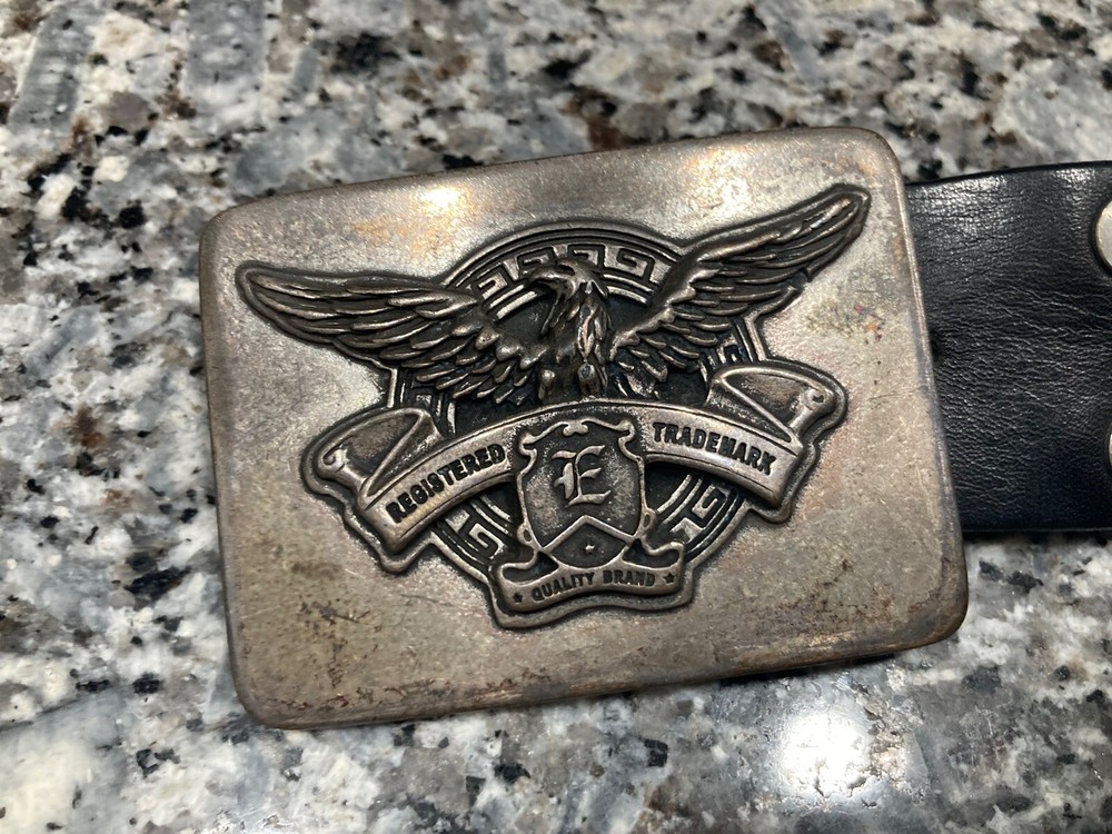 VTG Patriotic Belt Buckle Eagle & Shield – Express 38 Belt- Quality Brand USA