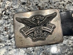 VTG Patriotic Belt Buckle Eagle & Shield – Express 38 Belt- Quality Brand USA
