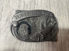 The Turkey Hunter Silver Metal Oval Belt Buckle – Brew City Collectibles