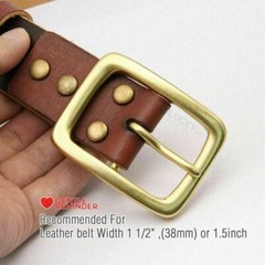 1 1/2&Prime; Solid Brass Belt Buckle,Vintage Replacement Belt Buckle Wide for 38mm lot