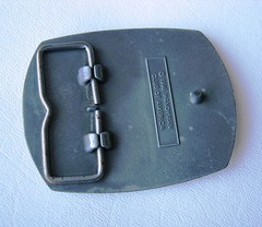 Handyman Club of America Vintage 1996 Belt Buckle Life Member Western Cowboy